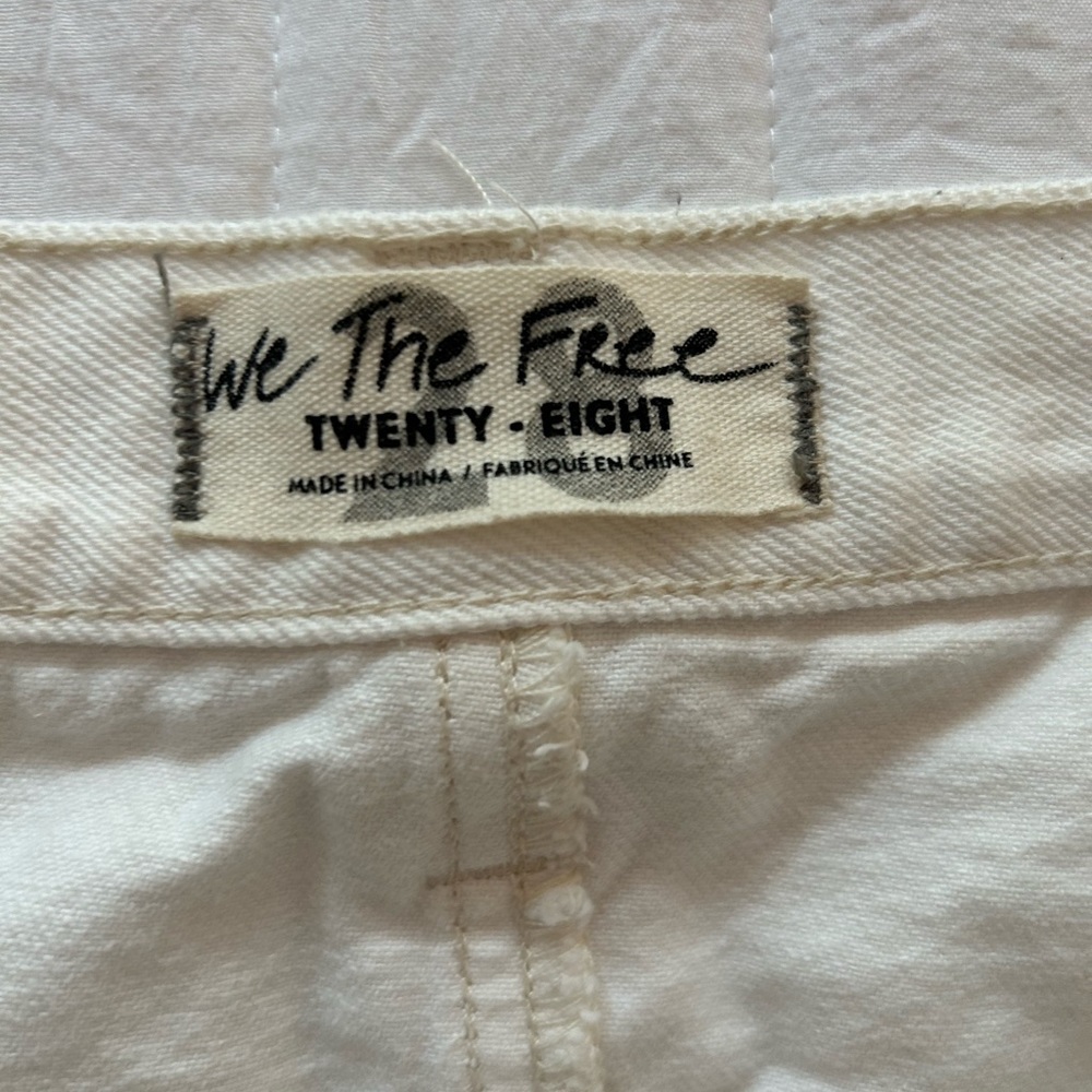 Cream We The Free, Free People Denim Skirt Size 28 - Picture 2 of 3